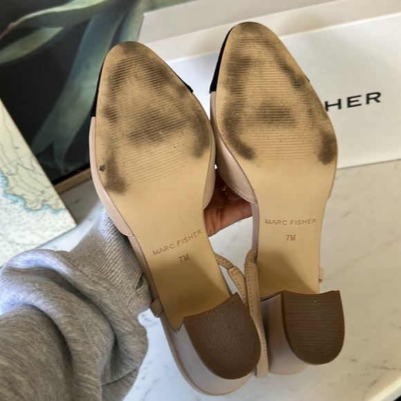 Marc Fisher Laynie slingback pumps size 7 - Picture 4 of 5